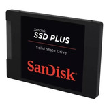 Disco Sólido Interno Sandisk Ssd Plus Sdssda 240g g25 240gb Preto