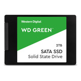 Disco Sólido Interno Western Digital Wd Green Wds200t2g0a 2tb Preto