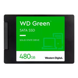 Disco Sólido Interno Western Digital Wd Green Wds480g3g0a 480gb Preto