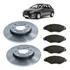 Discos E Pastilhas Peugeot 206 1.0 2004 2005 2006 2007 2008