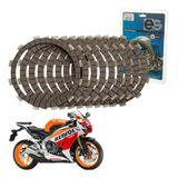 Discos Embreagem Cbr 1000rr Fireblade Eis Jogo C 9 Pçs