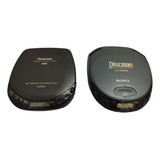 Diskman Sony E Panasonic ( Com Defeito)