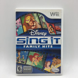 Disney Sing It Family Hits Wii Original Usado Mídia Física