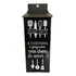 Dispensador De Sacolas Mdf Preto Retangular 30cm