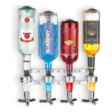 Dispenser Bebidas Dispensador Dosador De Parede 4 Garrafas