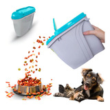 Dispenser Home Porta Ração Plast Pet 3 5l Diversas Cores Cor Azul Pote Home Para Ração Plast Pet