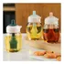 Dispenser Pincel Porta Oleo Azeite Silicone Jarra 280ml