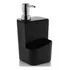 Dispenser Porta Detergente Liquido E Bucha 650ml Preto