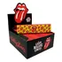 Display 50 Livretos Seda Lion Rolling Stones King Size Brown