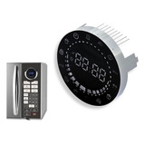 Display Redondo Led Azul