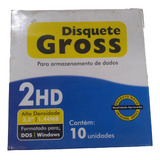 Disquete Gross 2hd 3 5 Caixa Com 10 Unidades Lacrada E Nova