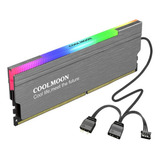 Dissipador De Calor Memória Ram Argb 3 Pinos 5v Controlável