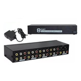 Distribuidor De Sinal Av 1x8 Splitter Av 8 Portas Simultanea