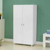 Ditália Ar 70 Armário Multiuso 2 Portas Com Rodízios Cor Branco