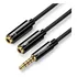 Divisor Splitter Ugreen P3 Fone De Ouvido P2 3 5mm Mic Ps4