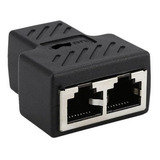 Divisor Y 1x2 Cabo De Rede Rj45 Splitter Duplicador Fêmea