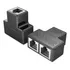Divisor Y 1x2 Cabo De Rede Rj45 Splitter Duplicador Fêmea