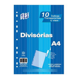 Divisoria Cristal A4 10