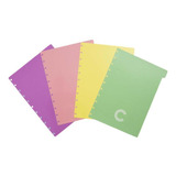 Divisorias Pastel Grande Caderno