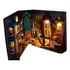 Diy Kits De Casa De Bonecas Em Miniatura De Madeira Montada