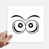 Diythinker Adesivo De Decoração De Olhos De Vetor, Adesivos De Parede, Imagem De Laptop, Decalque Autoadesivo