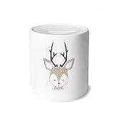 Diythinker Simplicity Style Little Deer Animal Dinheiro Caixa De Cerâmica Porta-moedas Presente