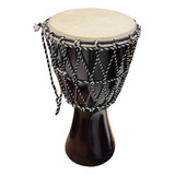 Djembe Percussão Indiano  Tampo De 24cm De Diâmetro