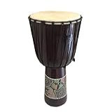 Djembe  Tambor De Mão Bongo  Bateria Africana   Percussão   X Grande  Som Profissional De 50 Cm  Marca JIVE
