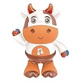 DM Toys Brinquedo Interativo Musical Mexe Danca Luz E Som Dancing Vaquinha