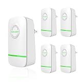 Dnzronk Pacote Com 4 Caixas De Economia De Energia, 30 Kw, Pare De Desperdiçar Eletricidade, Dispositivo De Economia De Energia Doméstica, Plugue Dos Eua, 90 V-250 V, Economia De Energia E Alta Efic