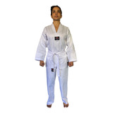 Dobok Uniforme Roupa Kimono Taekwondo 100% Algodão + Faixa