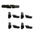 Dobradiça De Box Kit Reparo Bucha Nylon  1114    Kit 4 Unid