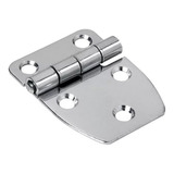 Dobradiça Náutica Assimétrica Medida 38x52mm Aço Inox Mahler