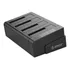 Dock Station Sata Com 4 Baias   Função Clone Orico   Preto