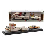 Dodge Coe L600 1966 + Dodge Charger Hemi M2 Machines 1/64