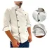 Dolma Chef De Cozinha Masculina Feminina Unissex Manga 7 8