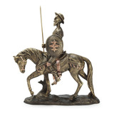 Dom Quixote No Cavalo Imagem Estátua De Resina