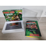 Donkey Kong 1 Para Super Nintendo Novo Manual Caixa
