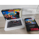 Donkey Kong 3 Para Super Nintendo Novo Manual Caixa