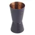 Dosador Duplo Inox Bronze E Preto 25ml E 50ml Mimostyle