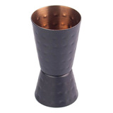 Dosador Duplo Inox Bronze E Preto 25ml E 50ml Mimostyle