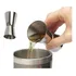 Dosador Duplo Inox Copo Medidor Bebida Drink Bar 25 50ml