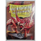 Dragon Shield Matte - Rubi - Magic The Gathering/pokémon