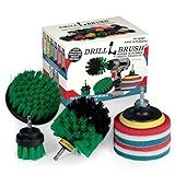 Drillbrush Materiais De Limpeza   Kit De Acessórios De Broca   Almofadas De Escova De Perfuração   Escova De Limpeza De Cozinha   Limpeza De Prateleira De Forno   Escova De Limpeza Elétrica   Escova