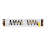 Driver Slim Fita Led 10a 12v Retangular Alumínio Perfil Gaya