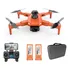 Drone L900 Se Max Com Sensor De Obstáculo 1 2km 25m   2 Bat  Cor Laranja