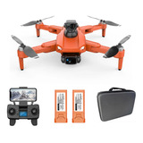 Drone L900 Se Max Com Sensor De Obstáculo 1 2km 25m   2 Bat  Cor Laranja