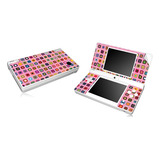 Dsi Fashion Skins Rosa Quadriculado Para Dsi