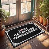 Dsocuiubos Tapetes Externos Para Porta Da Frente I Love My Cao De Gado Transmontano Capacho Divertido Capacho De Porta Exterior  Cor  Cor  Tamanho  50X80CM 