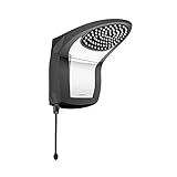 Ducha Acqua Jet Ultra 220V 7800W  Lorenzetti  7540586  Preto Cromado  Pequeno